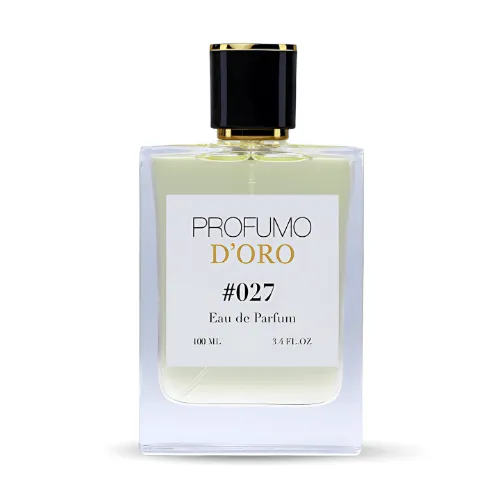 Profumo D’oro #027 – eleganter Herrenflakon, Hauptansicht des warm-würzigen Eau de Parfum